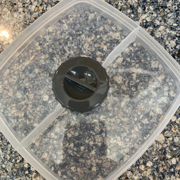 Lunch Cube Salad New Container BPA Free Microwave FreezerSafe Salad 4pc Set - Picture 6 of 7